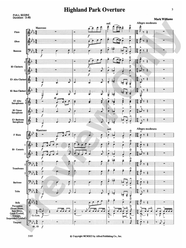 Highlights from Carmen - Concert Band Conductor Score & Parts (Digital Download)