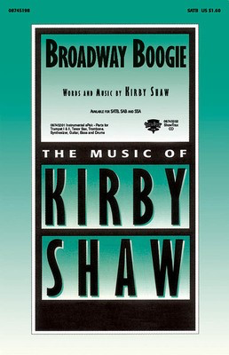 Broadway Boogie - Kirby Shaw - Hal Leonard ShowTrax CD CD