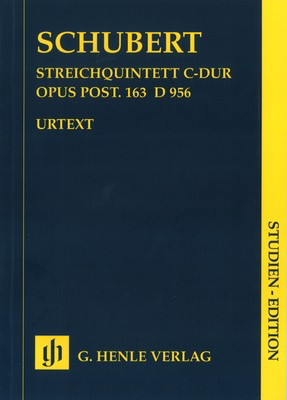 String Quintet Op. Post 163 D956 C major - Study Score - Franz Schubert - G. Henle Verlag Study Score Score