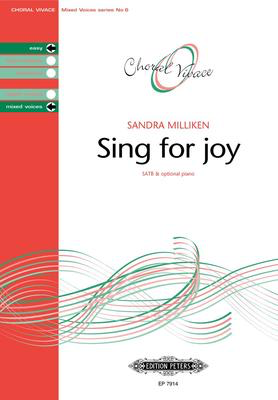 Sing For Joy - SATB Choral Score Octavo - Sandra Milliken - Peters EP7914