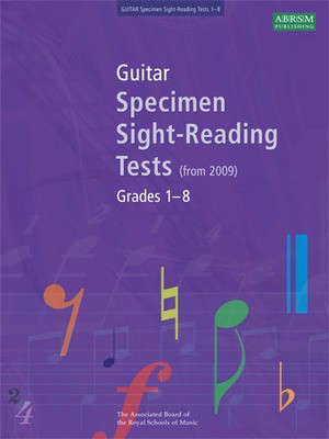 Guitar Specimen Sight-Reading Tests, Grades 18 - ABRSM - Classical Guitar ABRSM Guitar Solo