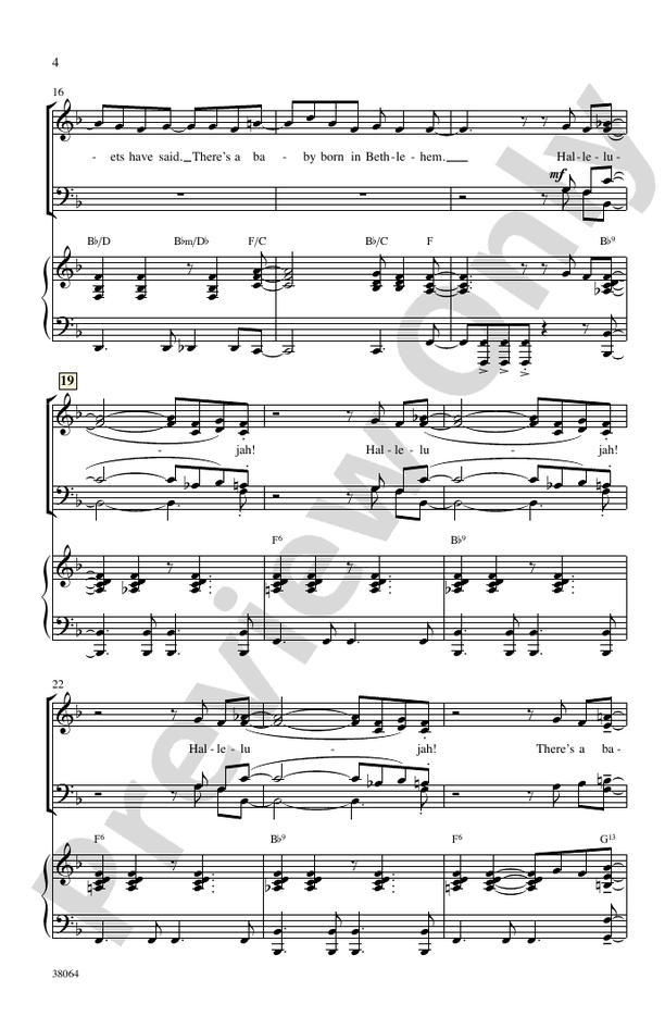 Baby Born in Bethlehem – SATB Choral Octavo (Digital Download)