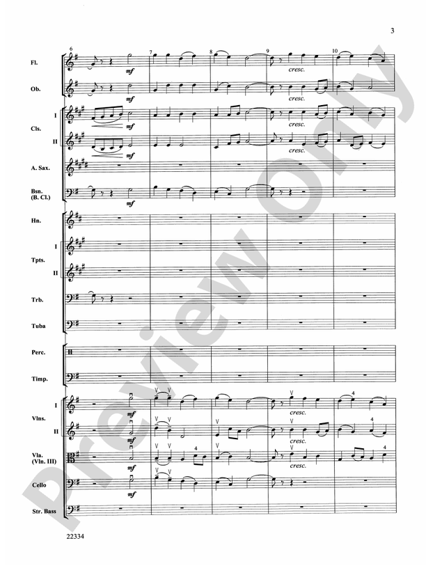 Symphony No. 5 "Reformation" (4th Movement) – Full Orchestra Conductor Score & Parts (Digital Download)