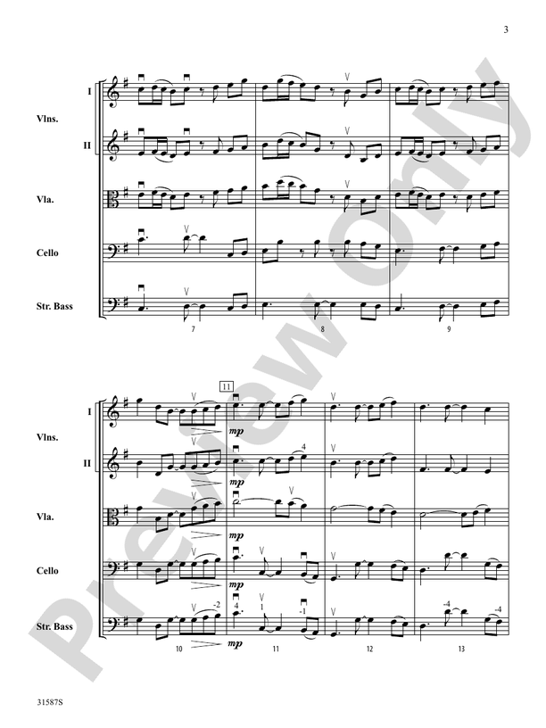 Día de Alegría (Day of Joy) – String Orchestra Conductor Score & Parts (Digital Download)