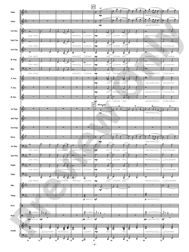 Stone Gardens - Concert Band Conductor Score & Parts (Digital Download)