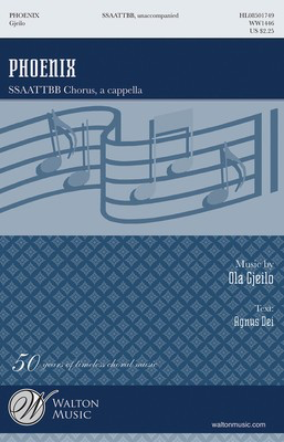 Phoenix (Agnus Dei) - Ola Gjeilo - SSAATTBB Walton Music Choral Score Octavo