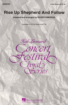 Rise Up Shepherd and Follow - TTB Roger Emerson Hal Leonard Choral Score Octavo