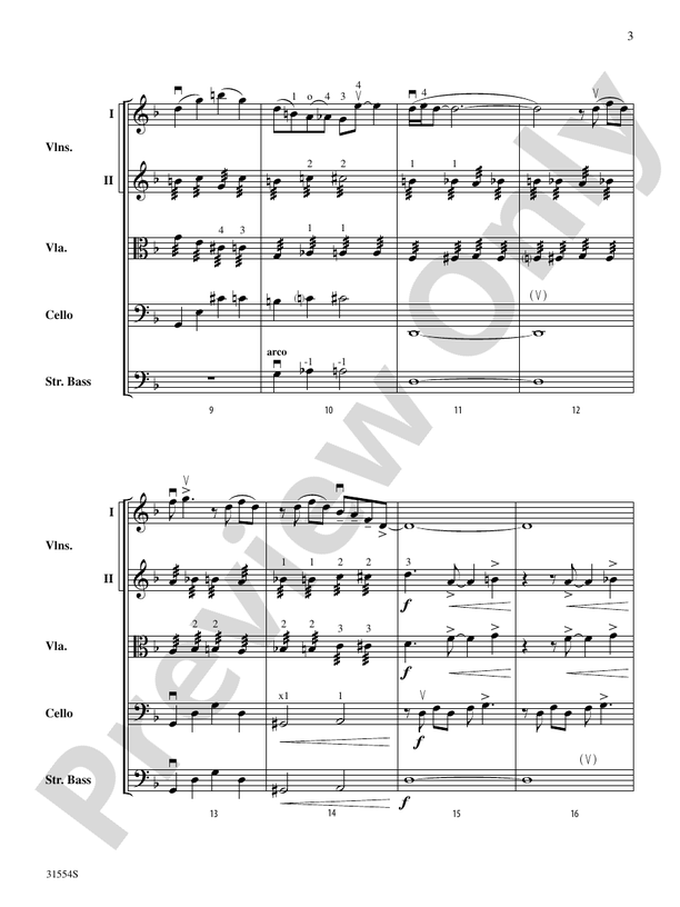 Prelude II - String Orchestra Conductor Score & Parts (Digital Download)