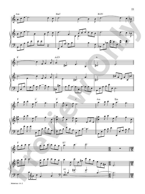 Misterioso - Piano (Digital Download)