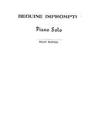 Beguine Impromptu - Piano Solo (Digital Download)