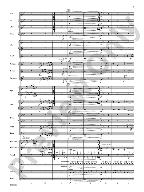 See Rock City - Concert Band Conductor Score & Parts (Digital Download)