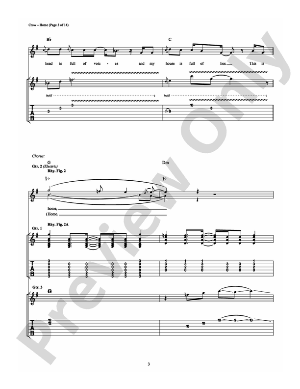 Home - Sheryl Crow - Guitar TAB (Digital Download)