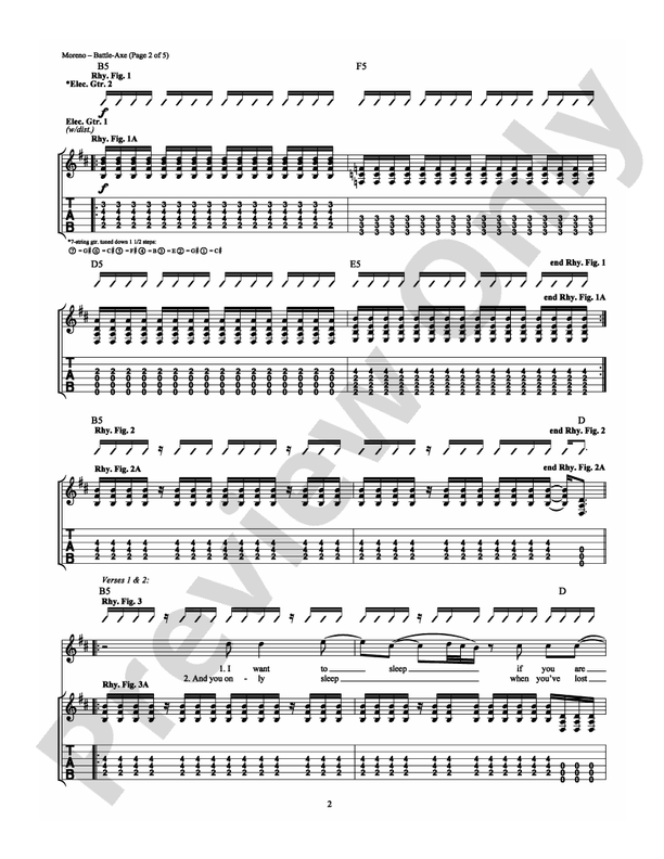 Battle-Axe - Guitar TAB (Digital Download)