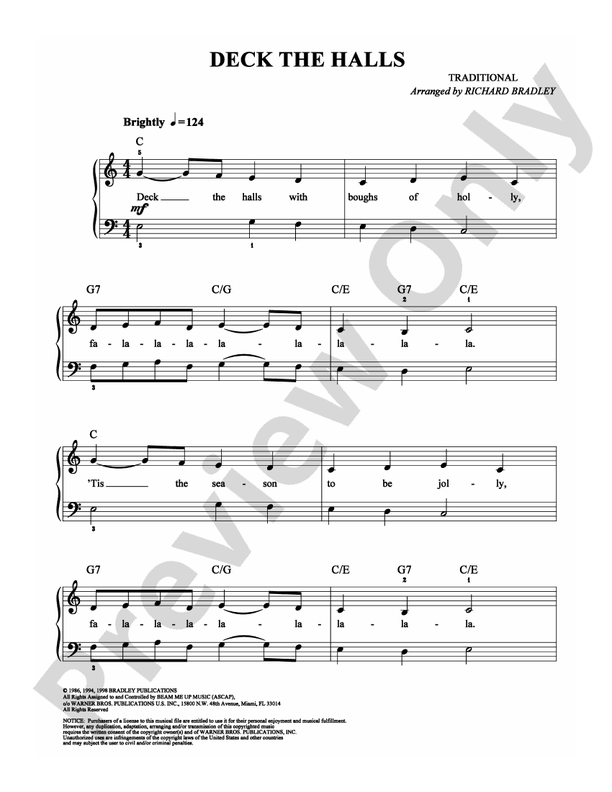 Deck the Halls - DSM-PS-0007153 - Easy Piano (Digital Download)