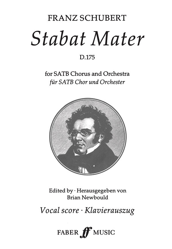 STABAT MATER (SATB CHORUS & ORCHESTRA OR ORGAN) (VOCAL SCORE) - Faber 0571510000