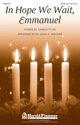 In Hope We Wait, Emmanuel - SATB Douglas E. Wagner Shawnee Press Choral Score Octavo