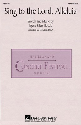 Sing to the Lord, Alleluia - Joyce Eilers - SSAB Hal Leonard Choral Score Octavo