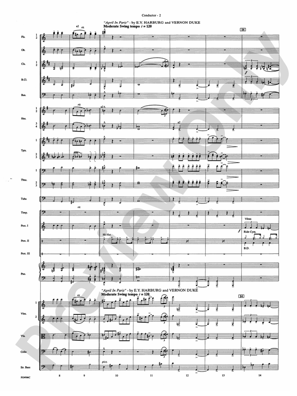 A Salute to the Big Bands – Full Orchestra Conductor Score & Parts (Digital Download)