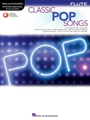 Classic Pop Songs For Flute Book/Audio Access Online - Flute - Hal Leonard