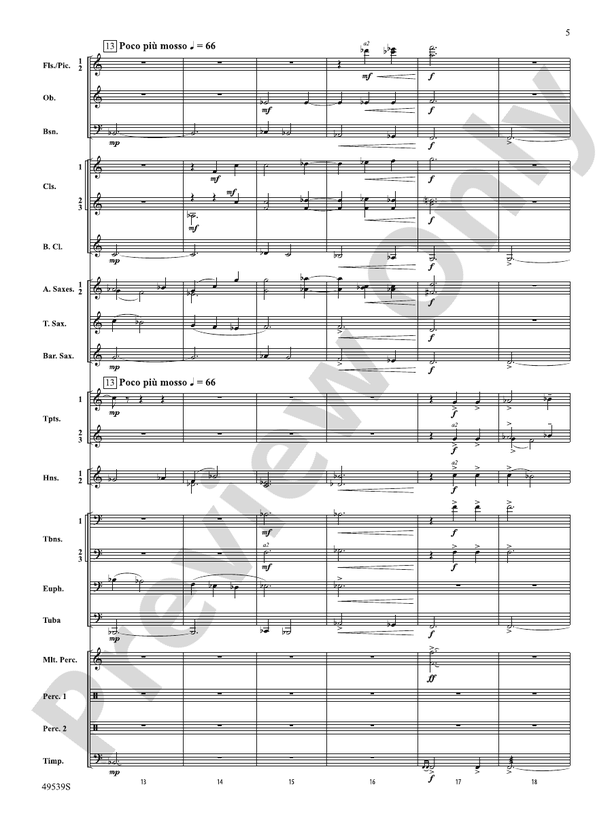 Union Hymn Variants - Concert Band Conductor Score & Parts (Digital Download)