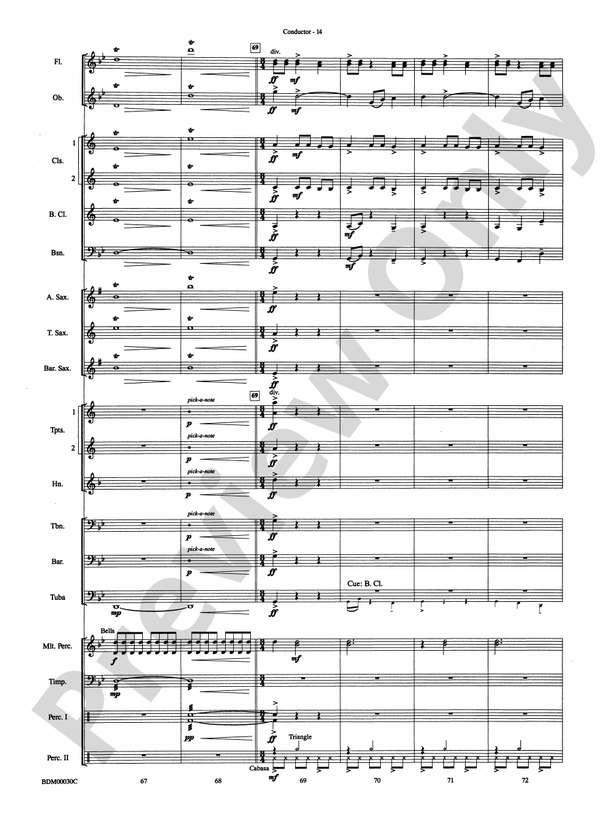 The Great Locomotive Chase - Concert Band Conductor Score & Parts (Digital Download)