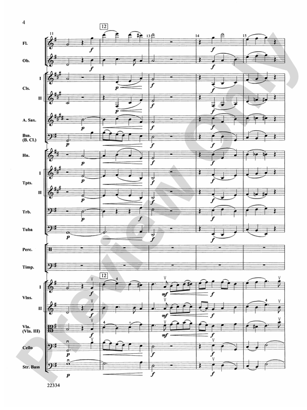 Symphony No. 5 "Reformation" (4th Movement) – Full Orchestra Conductor Score & Parts (Digital Download)