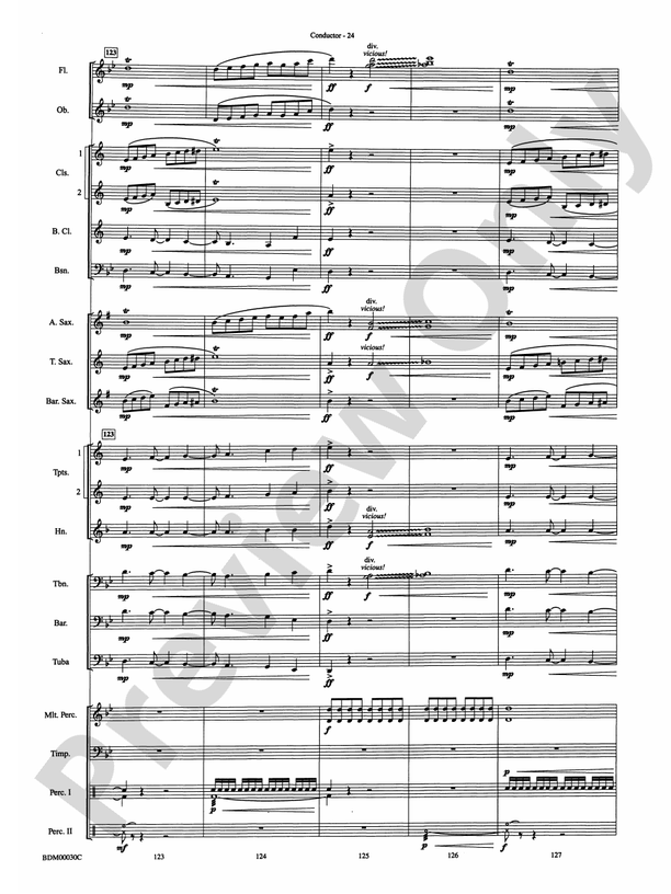 The Great Locomotive Chase - Concert Band Conductor Score & Parts (Digital Download)