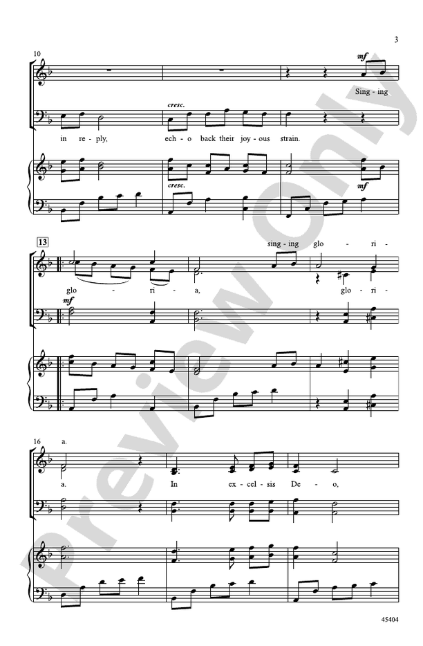 A Night of Angels - SATB Choral Octavo (Digital Download)