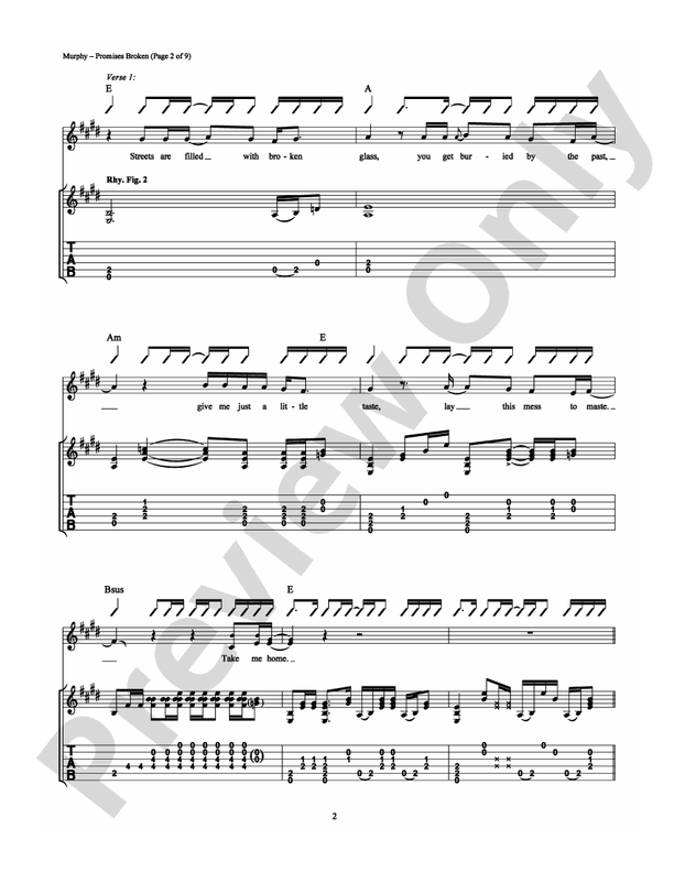 Promises Broken - Guitar TAB (Digital Download)