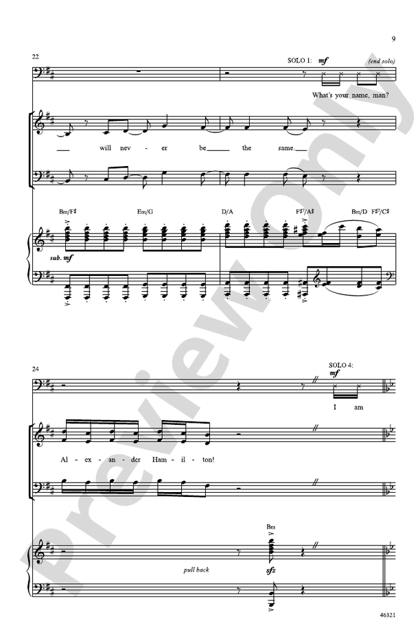 Hamilton – SAB Choral Octavo (Digital Download)