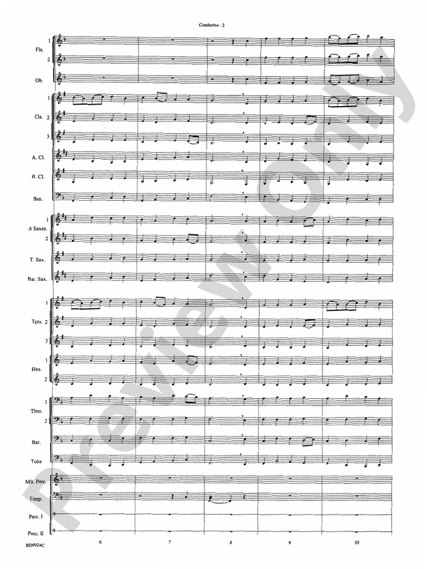 A Vaughan Williams Christmas - Concert Band Conductor Score & Parts (Digital Download)