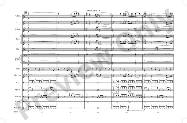 Creep – Marching Band Conductor Score & Parts (Digital Download)