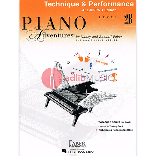 Piano Adventures All-In-Two Level 2B - Piano Technique & Performance Book by Faber/Faber Hal Leonard 131006