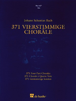 371 Vierstimmige Chorí_le (Four-Part Chorales) - Part 4 in C - Bass Clef (Bass/Tuba) - Johann Sebastian Bach - Double Bass|Tuba Hans Algra De Haske Publications Part