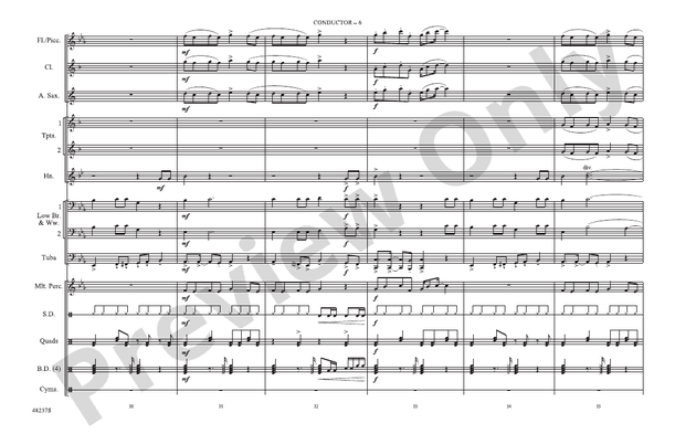 Juice – Marching Band Conductor Score & Parts (Digital Download)