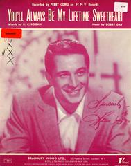 You'll Always Be My Lifetime Sweetheart - Perry Como - PVG (Digital Download)