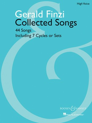 Collected Songs - 44 Songs, including 7 Cycles or Sets High Voice - Gerald Finzi - Classical Vocal High Voice Boosey & Hawkes