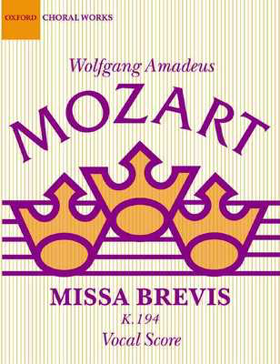 MISSA BREVIS IN D K194 VOCAL SC