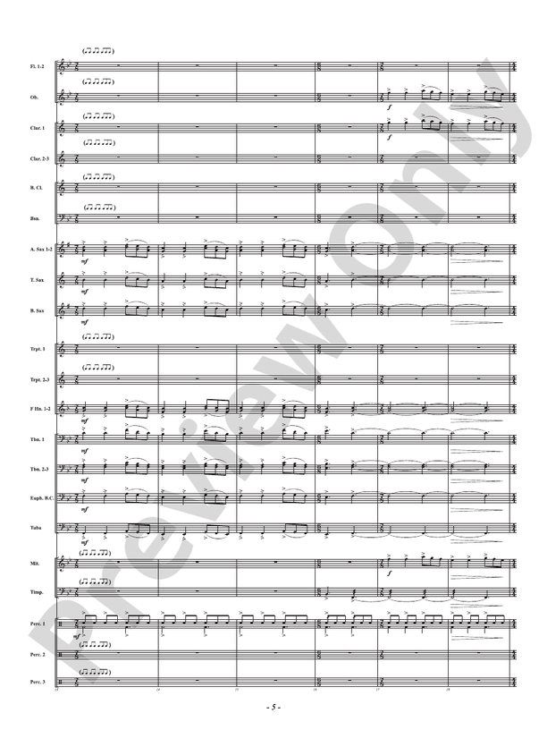 Jersey Jaunt - Concert Band Conductor Score & Parts (Digital Download)