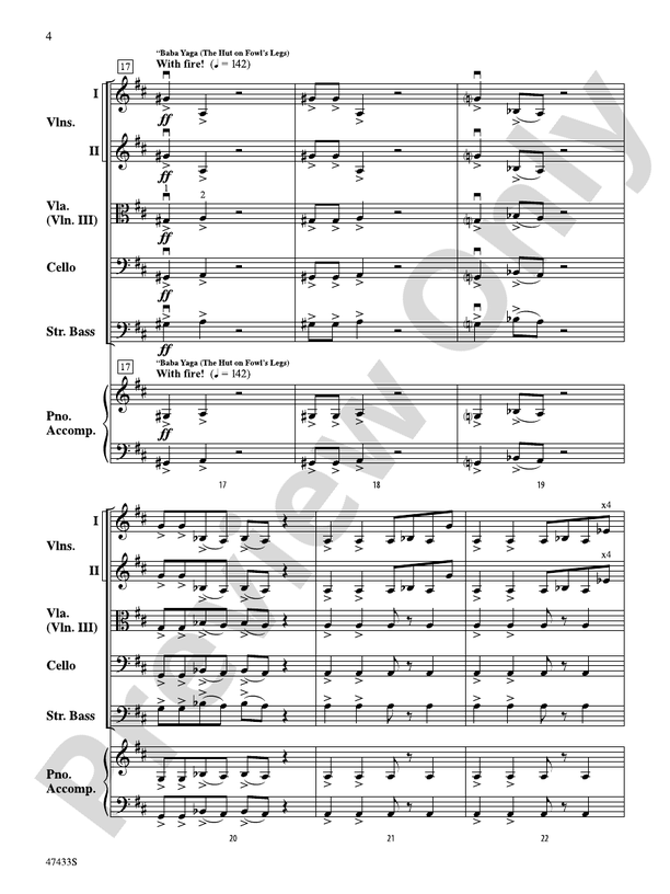 Themes from Pictures at an Exhibition - String Orchestra Conductor Score & Parts (Digital Download)