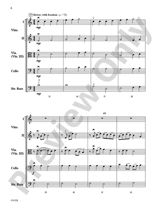 Christmas in the Mountains - String Orchestra Conductor Score & Parts (Digital Download)