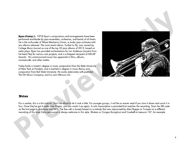 Porto Alegre – Jazz Ensemble Conductor Score & Parts (Digital Download)