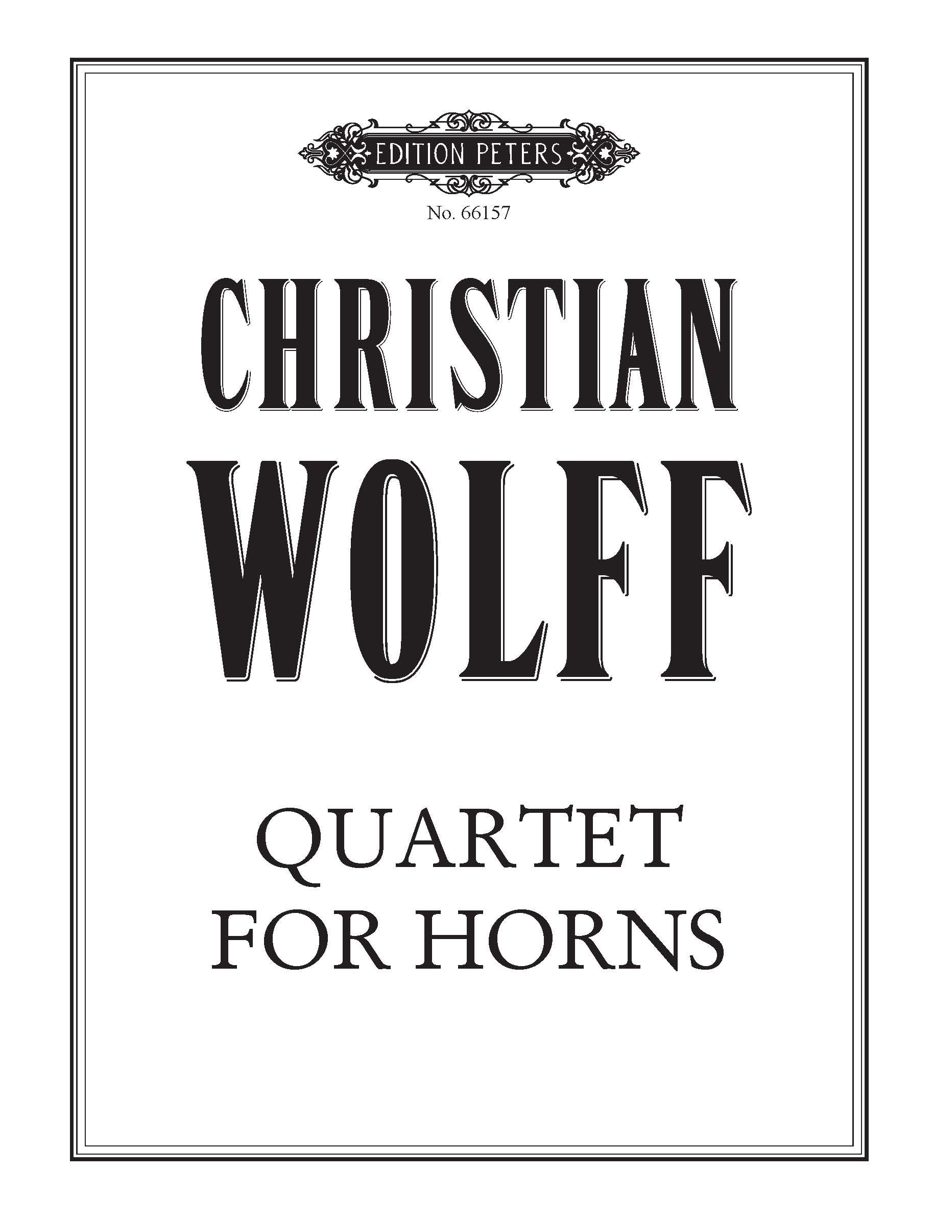 Quartet For Horns (EP66157) - Horn Score & Parts (Digital Download)