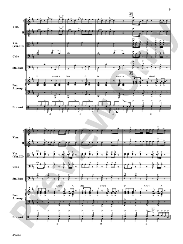 One Foot - String Orchestra Conductor Score & Parts (Digital Download)