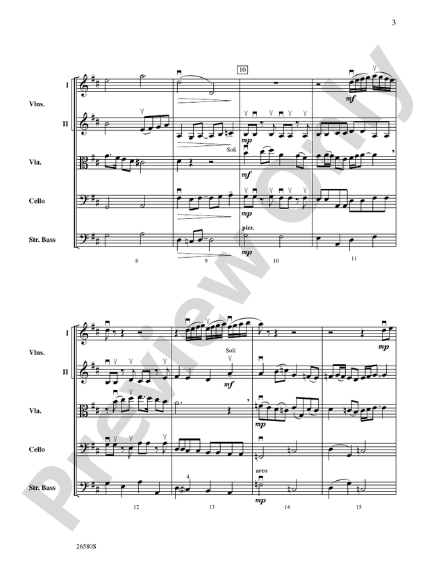 Carpe Diem! – String Orchestra Conductor Score & Parts (Digital Download)