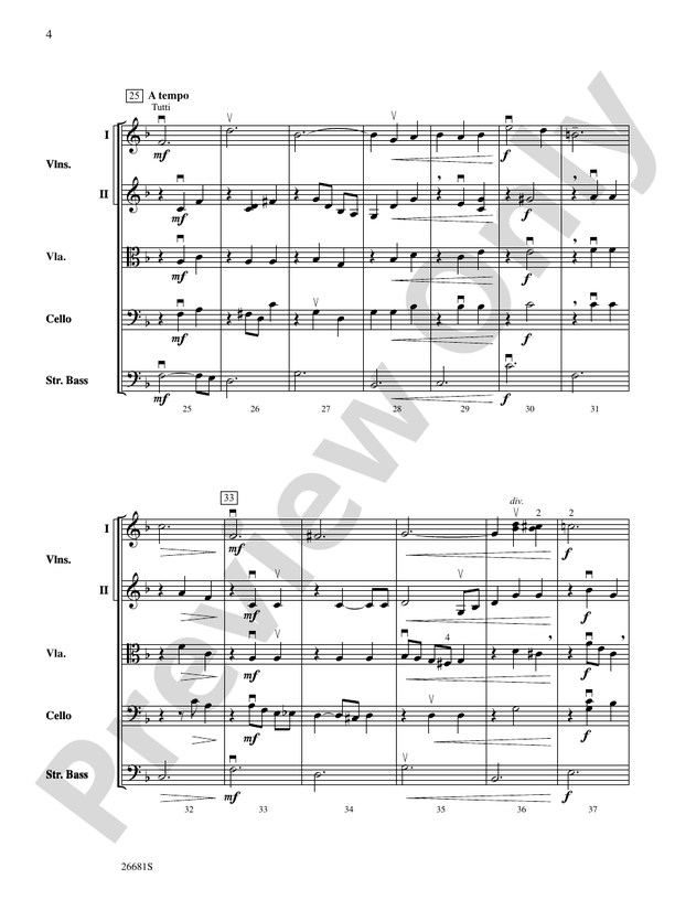 Czar's Evening Waltz – String Orchestra Conductor Score & Parts (Digital Download)