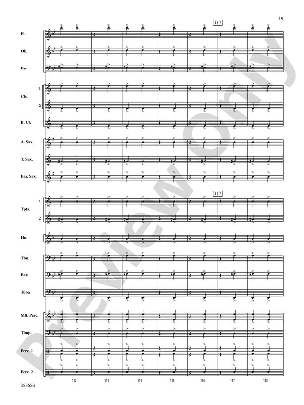 Ritual Fire Dance (From El Amor Brujo) - Concert Band Conductor Score & Parts (Digital Download)