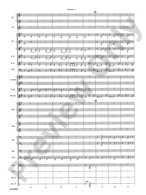 Children's March - Concert Band Conductor Score & Parts (Digital Download)