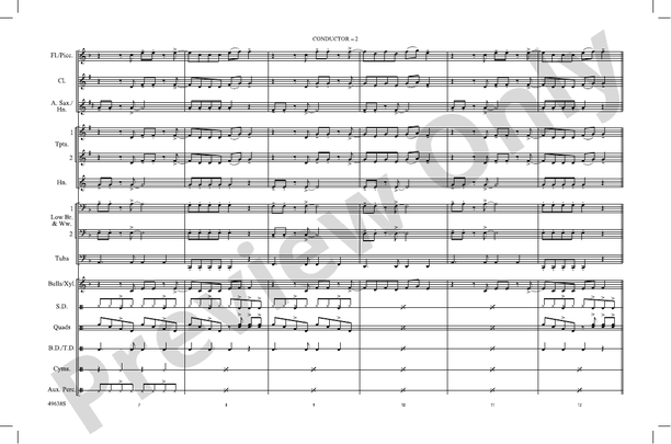 Save Your Tears – Marching Band Conductor Score & Parts (Digital Download)