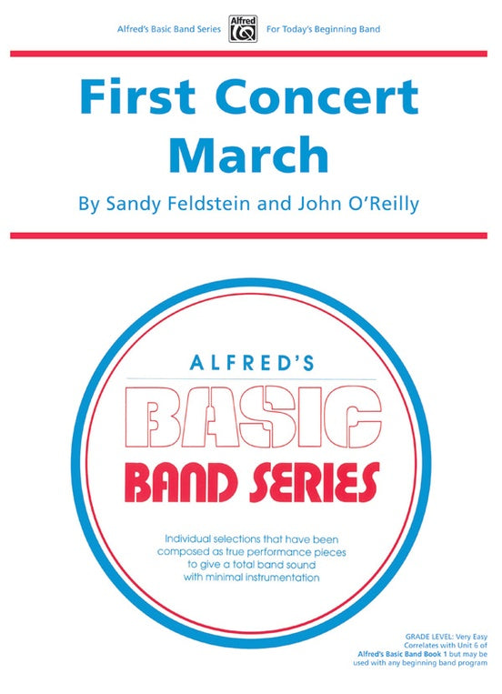 First Concert March - Concert Band Conductor Score & Parts (Digital Download)